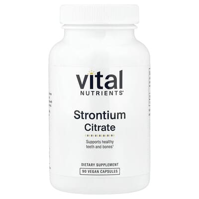 Strontium Citrate, 90 Vegan Capsules (227 mg per Capsule)