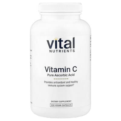 Витамин C, 220 веганских капсул (1,000 mg per Capsule)