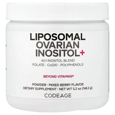 Liposomal Ovarian Inositol+ Powder, Mixed Berry, 5.2 oz (148.2 g)
