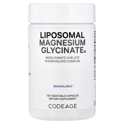 Liposomal Magnesium Glycinate, 120 Vegetable Capsules