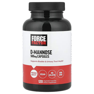 D-Mannose, 500 mg, 120 растительных капсул