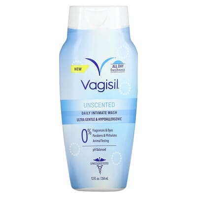 Daily Intimate Wash, Fragrance Free, 12 fl oz (354 ml)