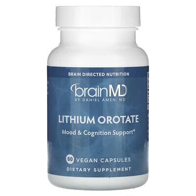 Lithium Orotate, 5 mg , 60 Vegan Capsules