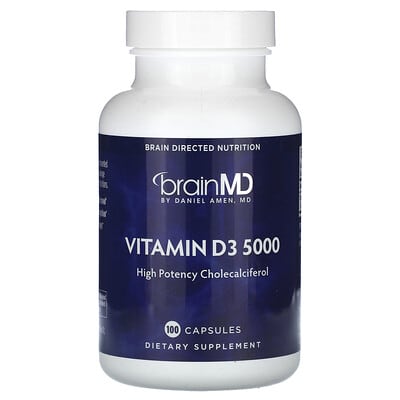 Витамин BrainMD D3 5000, 100 Capsules