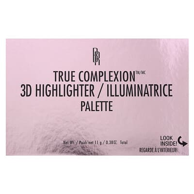 True Complexion, 3D Highlighter Palette, 8035 Luminosity, 0.38 oz (11 g)