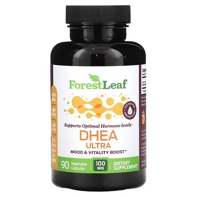 Forest Leaf DHEA Ultra, 100 mg, 90 растительных капсул