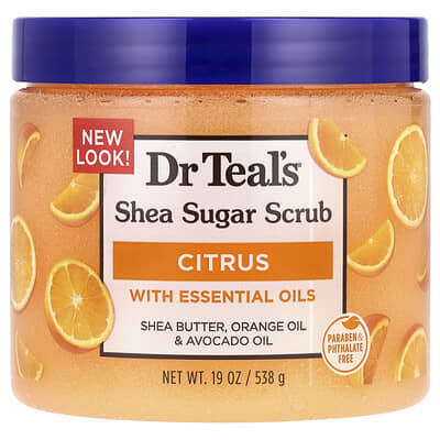 Shea Sugar Scrub, Citrus, 19 oz (538 g)