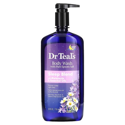 Гель для душа с чистой английской солью, Sleep Blend, 24 fl oz (710 ml)