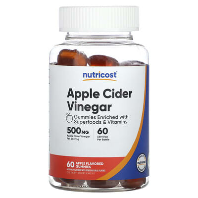 Apple Cider Vinegar Gummies, 60 Gummies