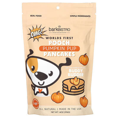 Worlds First Pooch Pancakes, Pumpkin Pup, 14 oz (396 g)
