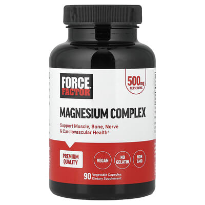 Магниевый комплекс, 500 mg, 90 растительных капсул