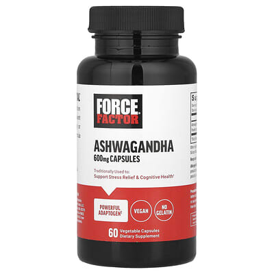 Ashwagandha , 600 mg , 60 Vegetable Capsules