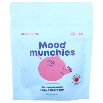 Mood Munchies Gummies, натуральные ягоды, 60 шт