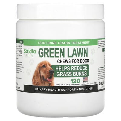 Green Lawn Chews For Dogs, 120 Soft Chews, 8.46 oz (240 g)