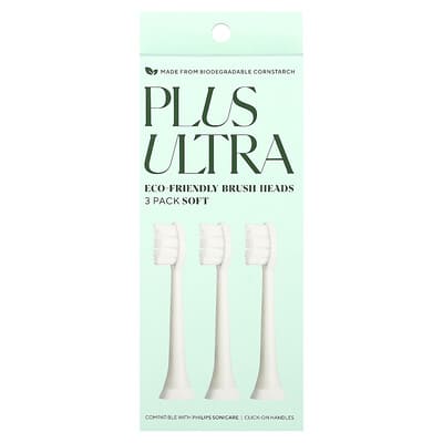 Сменные головки для щеток Plus Ultra, Soft, 3 шт.