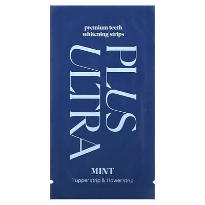 Plus Ultra полоски для отбеливания зубов Mint 14 шт.