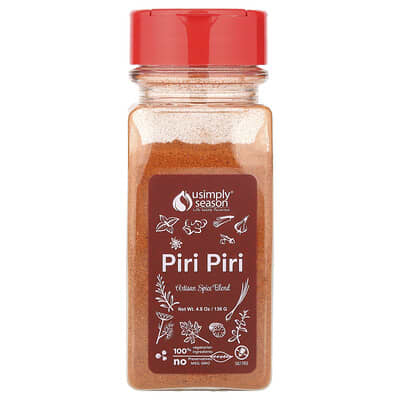 USimplySeason смесь специй Artisan Spice Blend, Piri Piri, 4.8 oz (136 g)