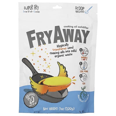 Cooking Oil Solidifier, Super Fry, 7 oz (200 g)