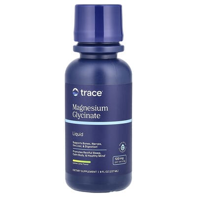 Magnesium Glycinate Liquid, Lemon Lime, 8 fl oz (240 ml)