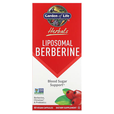Herbals, липосомальный берберин, 60 веганских капсул