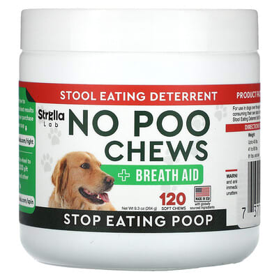 No Poo Chews, For Dogs, Chicken, 120 Soft Chews, 9.3 oz (264 g)