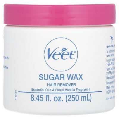 Veet Средство для удаления волос Sugar Wax, эфирные масла и ваниль, 14 шт