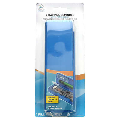 7-Day Pill Reminder with Pen Holder, 1 Count