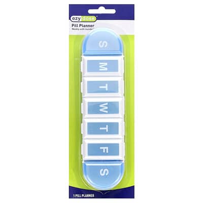 Pill Planner, Weekly with Rounded Base, 1 Count