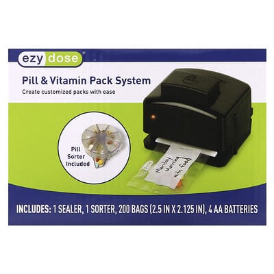 Pill & Vitamin Pack System, 1 Set