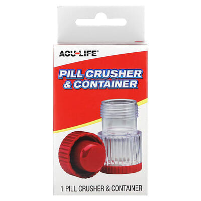 Pill Crusher & Container, 2-in-1