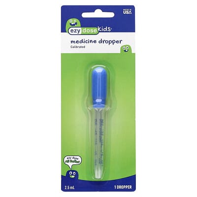 Ezy Dose Детский медицинский пипетка, 1 шт., 2.5 ml