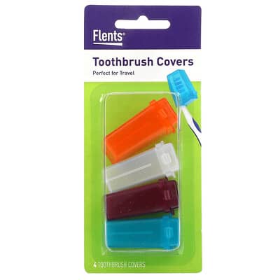 Flents Чехлы для зубных щеток, 4 шт