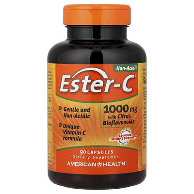 Ester-C® с цитрусовыми биофлавоноидами, 90 капсул