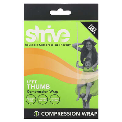 Left Thumb Compression Wrap, One Size Fits Most, 1 Count