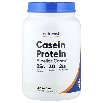 Casein Protein, Unflavored, 2 lb (907 g)