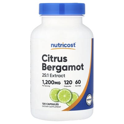 Citrus Bergamot, 120 Capsules (600 mg per Capsule)