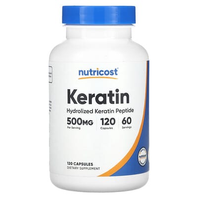 Keratin, 120 Capsules (250 mg per Capsule)
