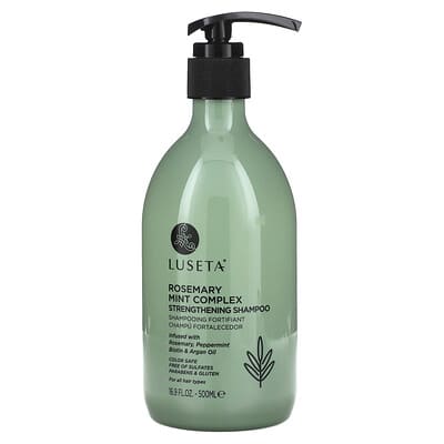 Luseta Beauty укрепляющий шампунь Rosemary Mint Complex, для всех типов волос, 16.9 fl oz (500 ml)