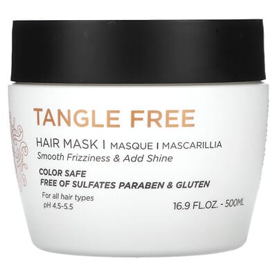 Luseta Beauty маска для волос Tangle Free, для всех типов волос, 16.9 fl oz (500 ml)