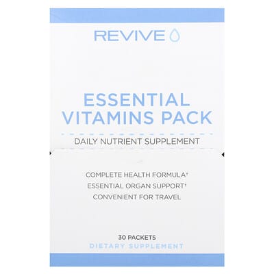 Набор витаминов Revive Essential Vitamins Pack, 30 пакетиков