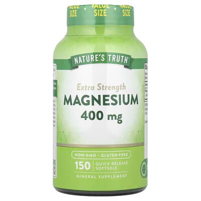 Magnesium, 400 mg, 150 Quick Release Softgels