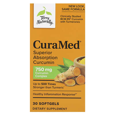 CuraMed®, Superior Absorption Curcumin, 30 Softgels
