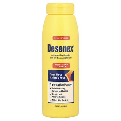Desenex Порошок для ног против грибка, Triple Action, 3 oz (85 g)