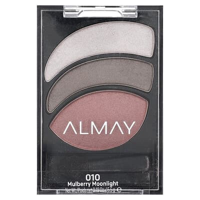 Тени для век Almay Shadow Trios, Smoky Eyeshadow, 010 Mulberry Moonlight, 0.19 oz (5.5 g)