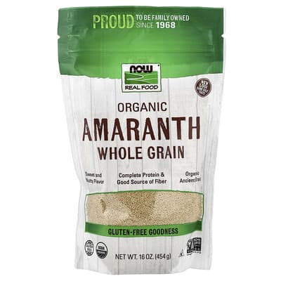 Organic Amaranth, цельное зерно, 16 oz (454 g)