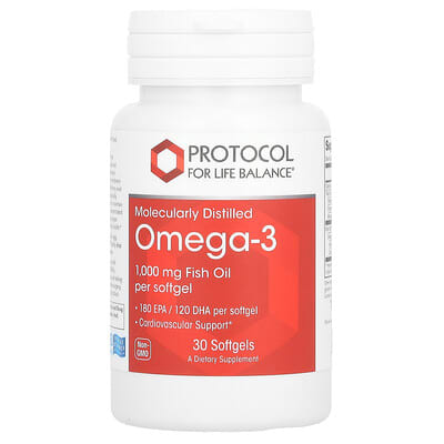 Omega-3, 1,000 mg, 30 мягких капсул