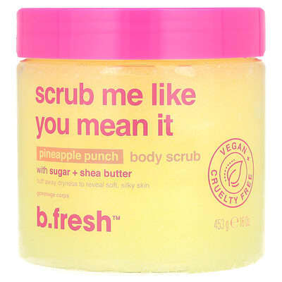 Scrub Me Like You Mean It, Body Scrub With Sugar & Shea Butter, Pineapple Punch, 16 oz (453 g)