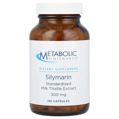 Metabolic Maintenance Silymarin, 300 mg, 180 вегетарианских капсул