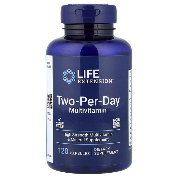 Two-Per-Day, Multivitamin, 120 Capsules