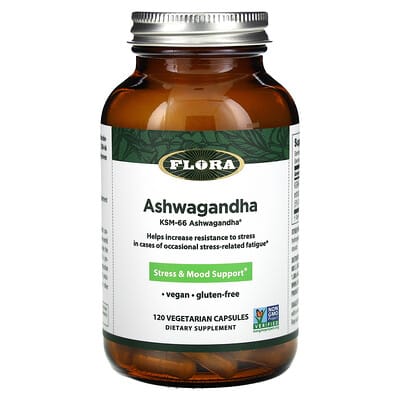 Ashwagandha, 120 вегетарианских капсул (300 mg на капсулу)